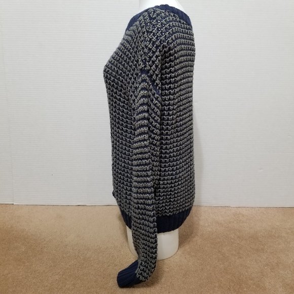 Hive & Honey sweater Small open knit acrylic nylon wool blend pullover tunic - Picture 2 of 12